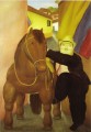 Mensch und Pferd Fernando Botero